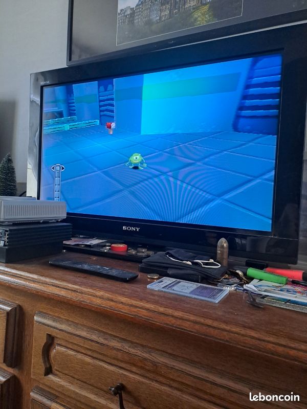 Jeu Monstres Et Cie : L'île De L'épouvante - PlayStation 1, En Boîte, état Correct