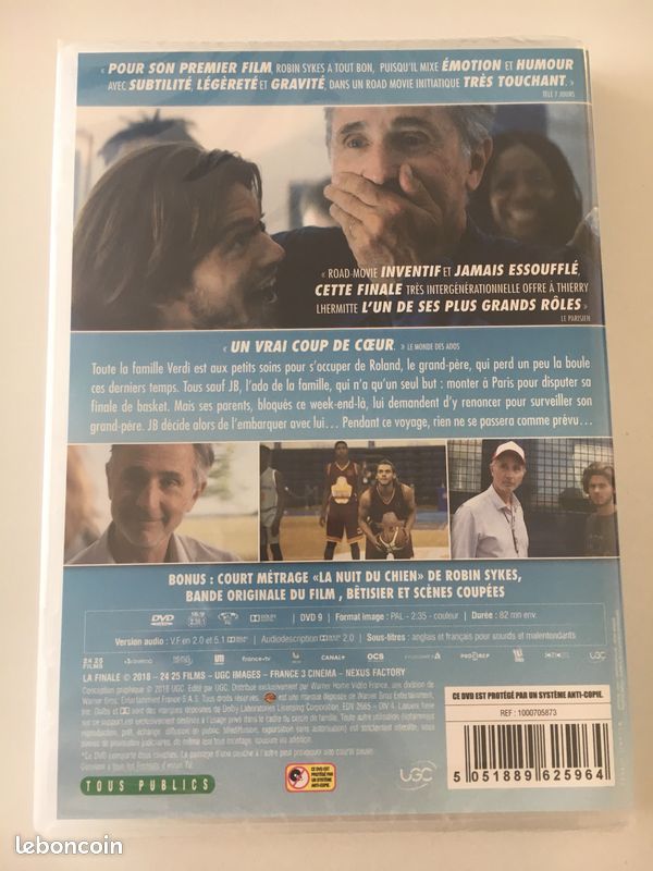 DVD la finale de robin sykes neuf sous blister (image 2)