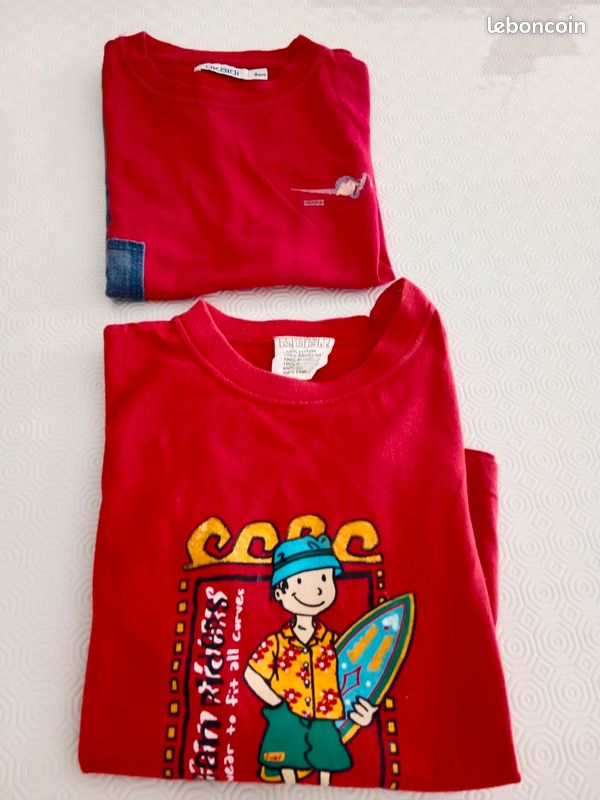 Lot de 2 tee-shirts 8 ans (image 1)