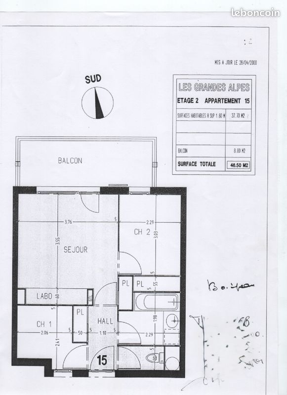 Appartement 3 pièces 38 m² · à Samoëns · 38 m² · 250 000 €