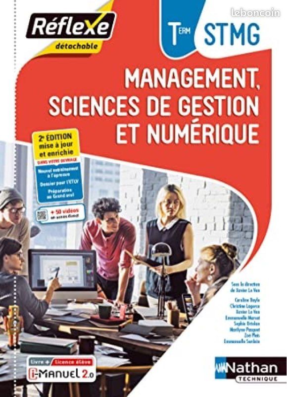 Manuel Management Sciences de Gestion et Numérique Terminale STMG (image 1)