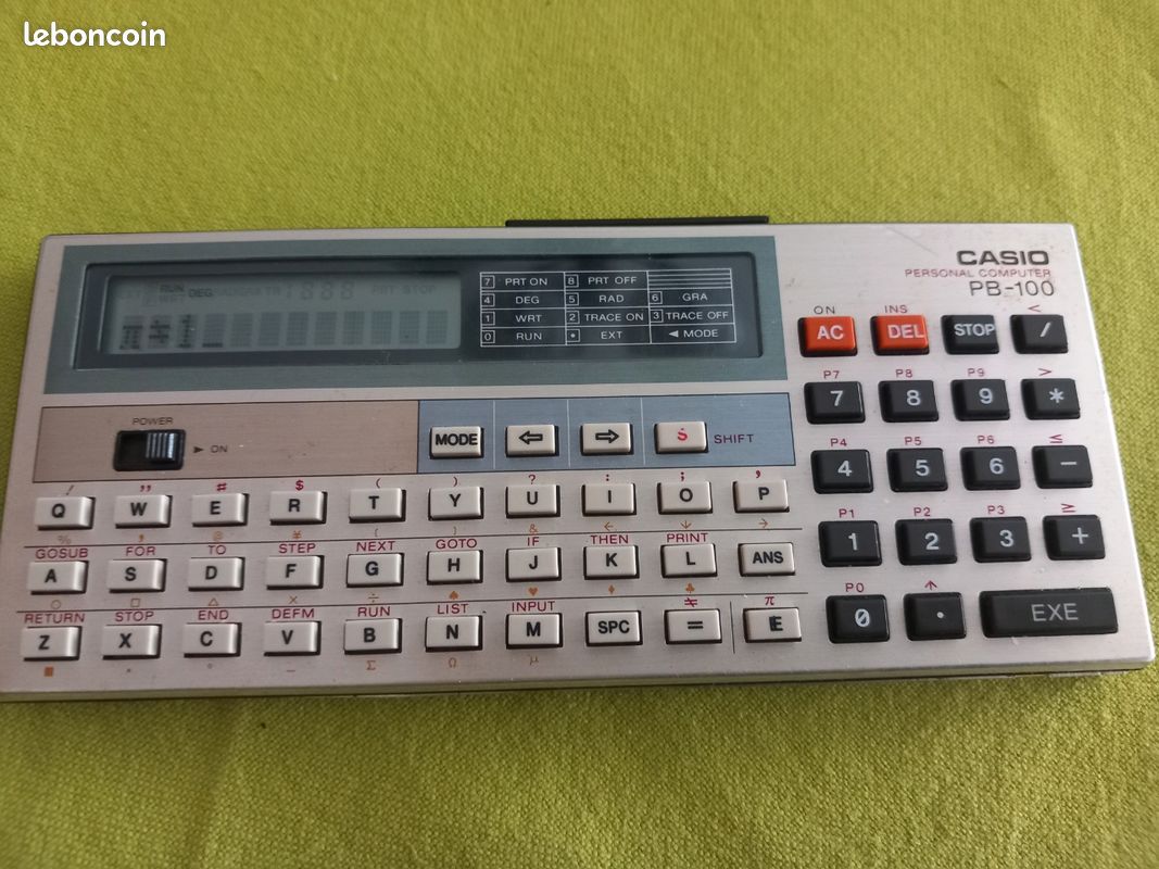Ordinateur personnel casio PB-100 en boite (calculatrice) vintage 1984 (image 18)
