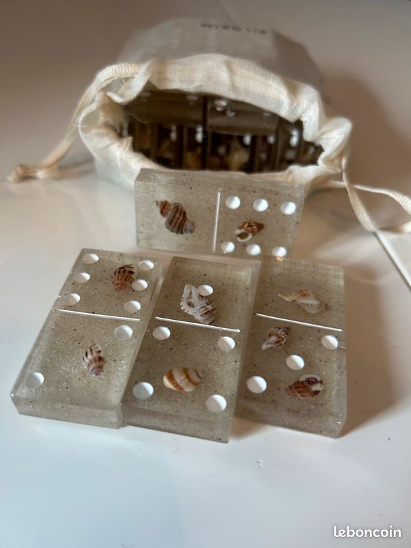 Domino epoxy coquillages (image 1)