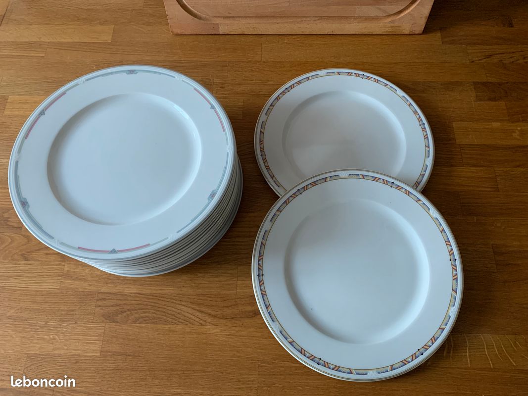 Vend 10 Assiettes Porcelaine blanche - Eschenbach - Bavaria - Germany (image 3)