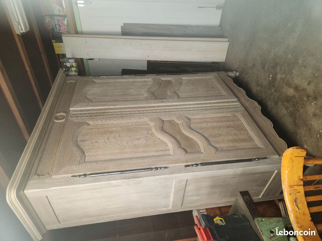 Armoire lorraine 19eme restaurée et relookee (image 3)