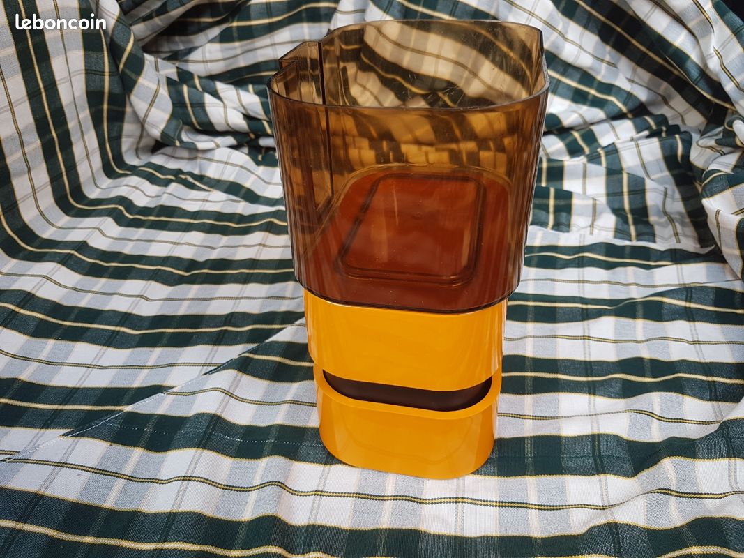 ANCIEN GALON troutrou jaune orange (933) & ANTIQUE TRIM