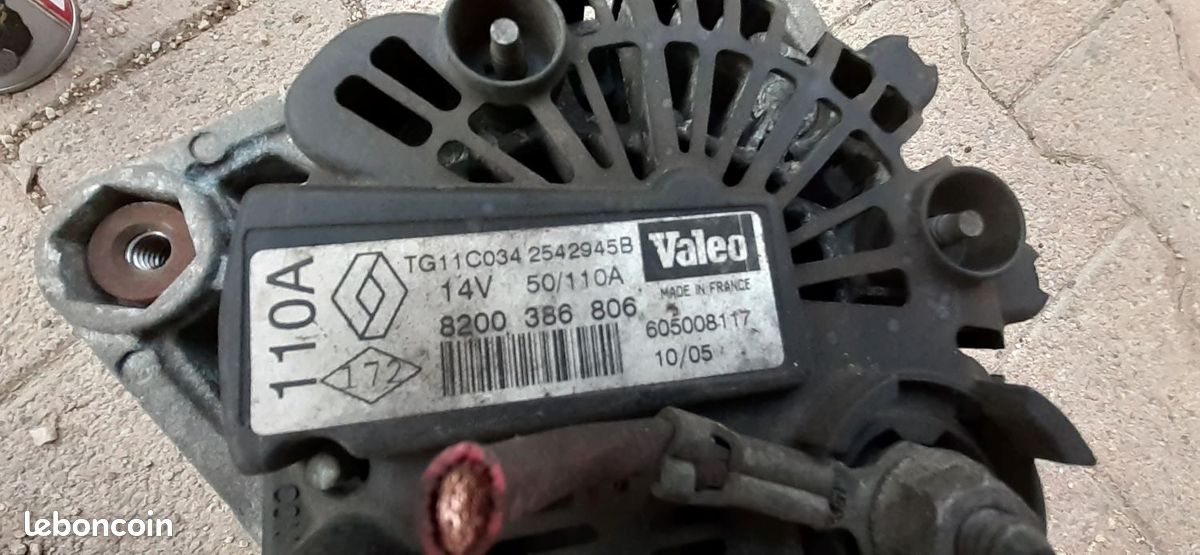 Alternateur Xexbatl/Atl Pour Renault Wind Essence 2010 - Neuf, Référence L46440