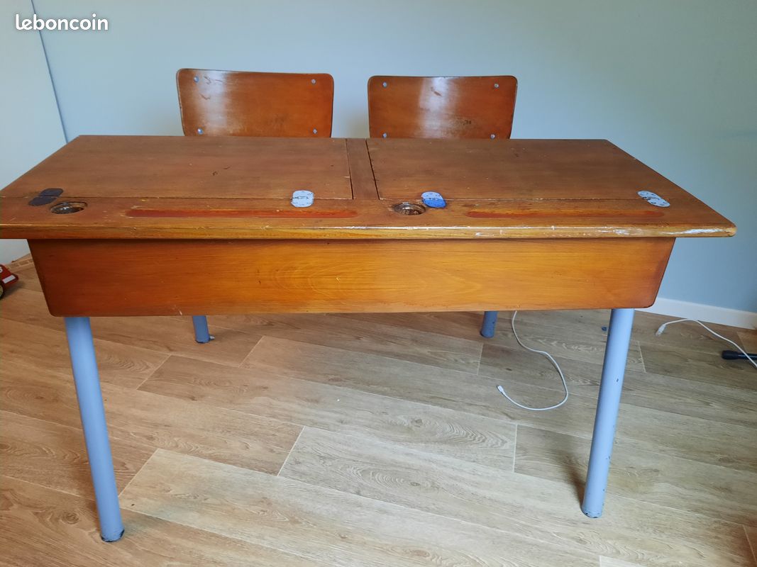 Bureau double écolier (image 3)