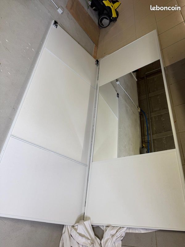 2 Portes coulissantes placard miroir (image 2)