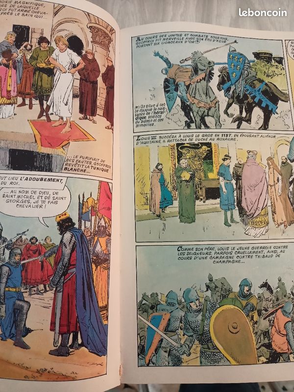 Vends Histoire de France en bandes dessinées de 1977 Les Louis de France Bouvines (image 2)