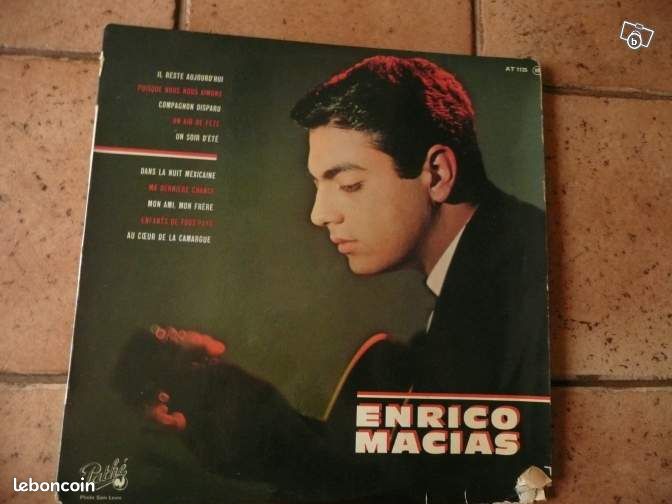 Vinyl 33 tours - ENRICO MACIAS (image 1)
