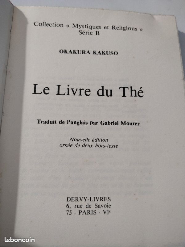Livre Le livre du thé (image 2)
