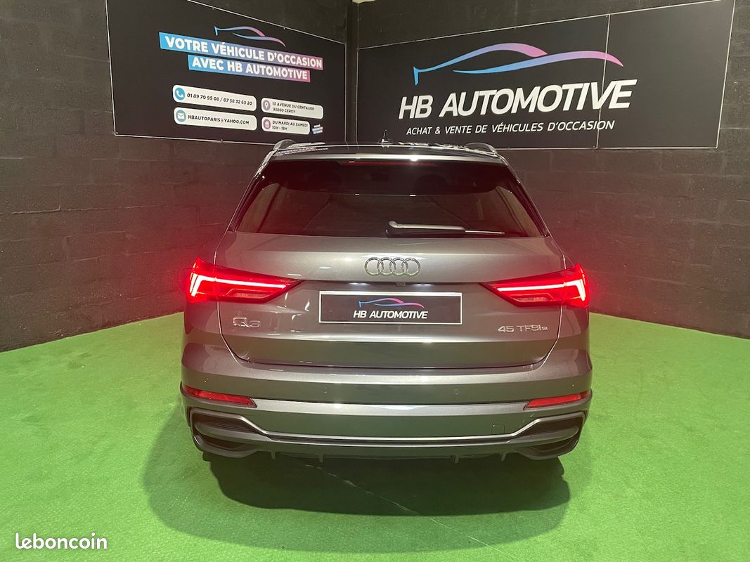 Audi q3 sline s line 45 tfsie 245 ch phares laser/apple carplay/caméra/sièges chauffant garantie 12 mois (image 5)