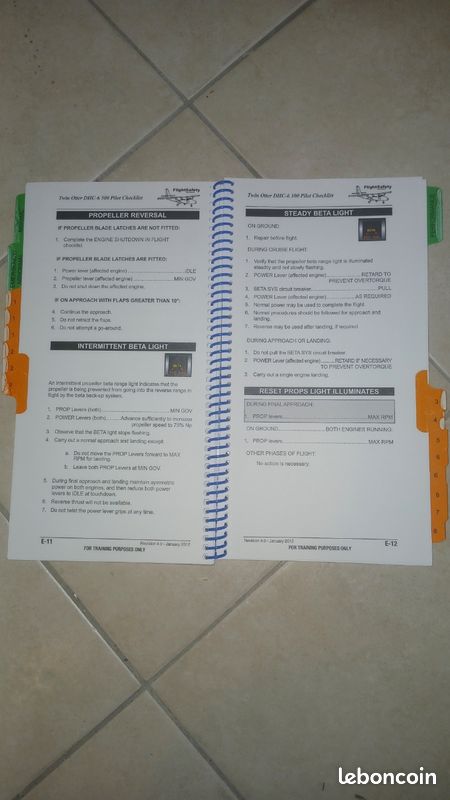 Check list avion de transport De Havilland Twin Otter (image 3)