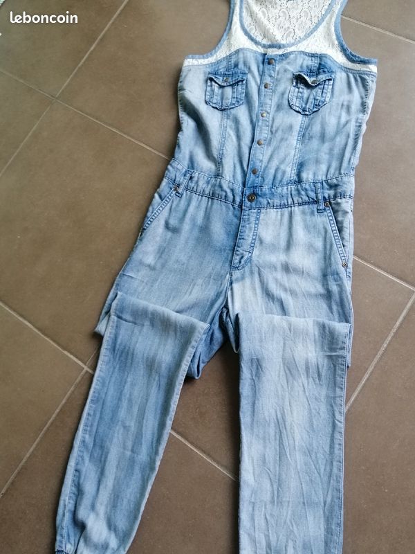 Combinaison été bleu délavé Rainbow taille 34 (image 3)