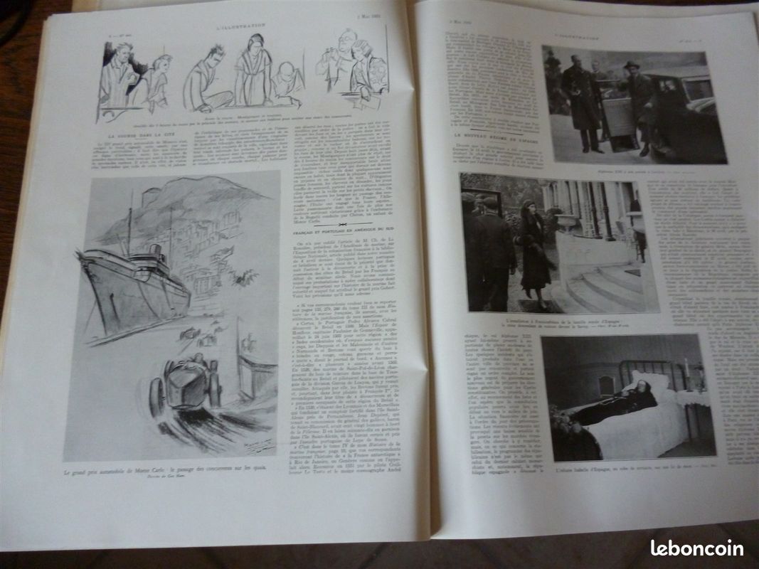 ILLUSTRATION 1931 4600 Espagne ALPHONSE XIII GP MO (image 2)