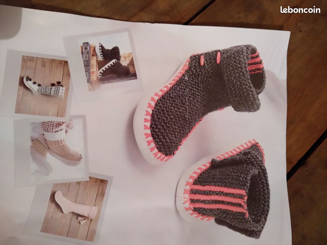 Assortiment de semelles à coudre BERGERE DE FRANCE pour chaussons