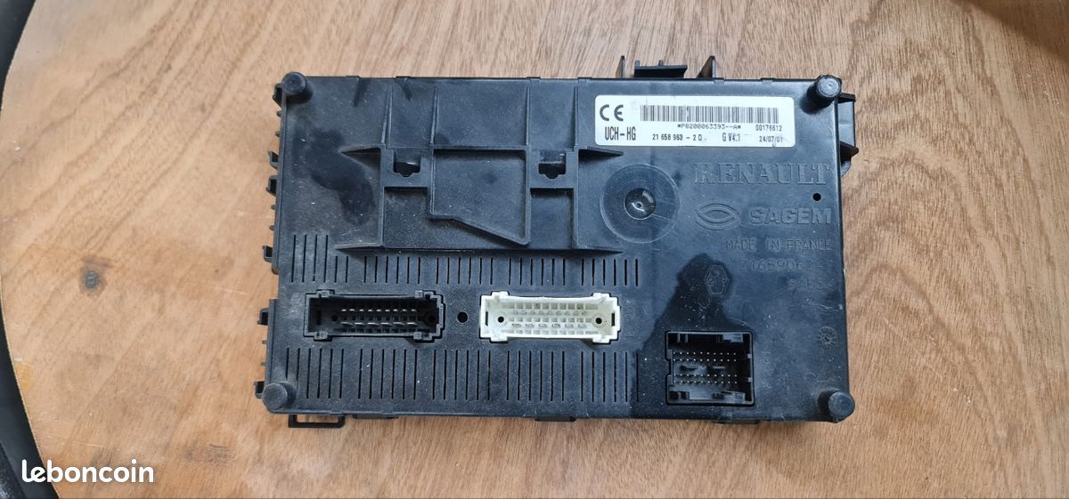 Calculateur UCH Vierge Pour Renault Clio 2 - Référence P8200063393 GV4.1 - Occasion, Prêt à Programmer