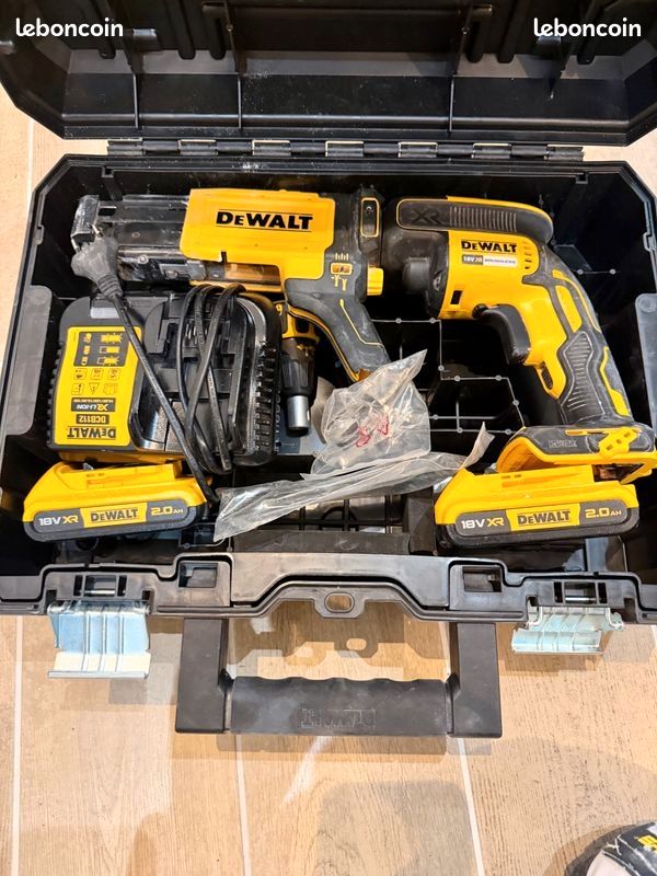 Visseuse À Placo 18v Dewalt Dcf620p2k-qw Brushless Avec Coffret, 2