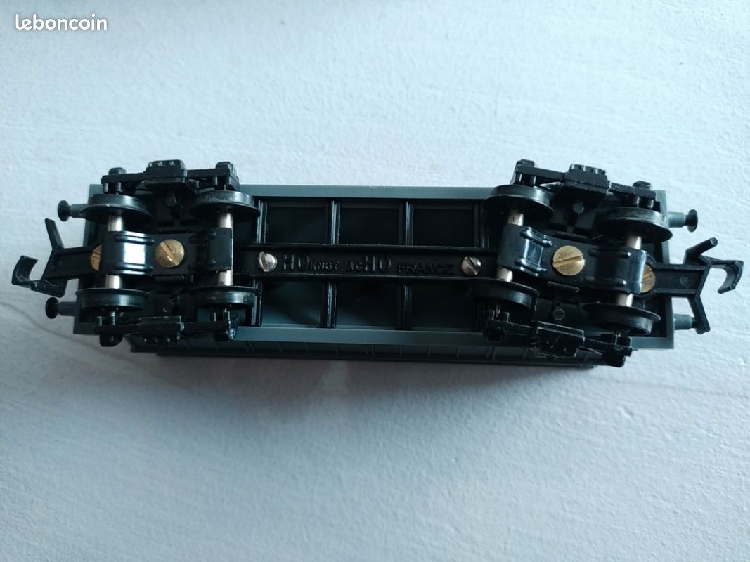 W1046 - Wagon Houiller a bogies  ARBEL  - SNCF - HORNBY HO - ref 726 - Collection