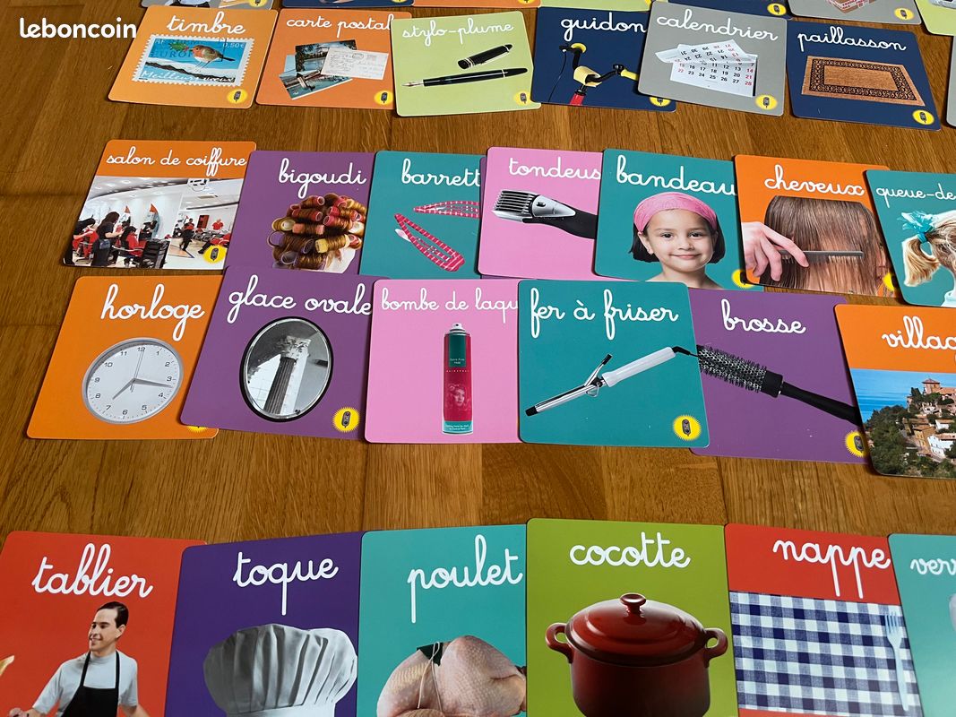 1 lot de 42 cartes-mots pour développer le vocabulaire, relatif à 3 thèmes (image 9)