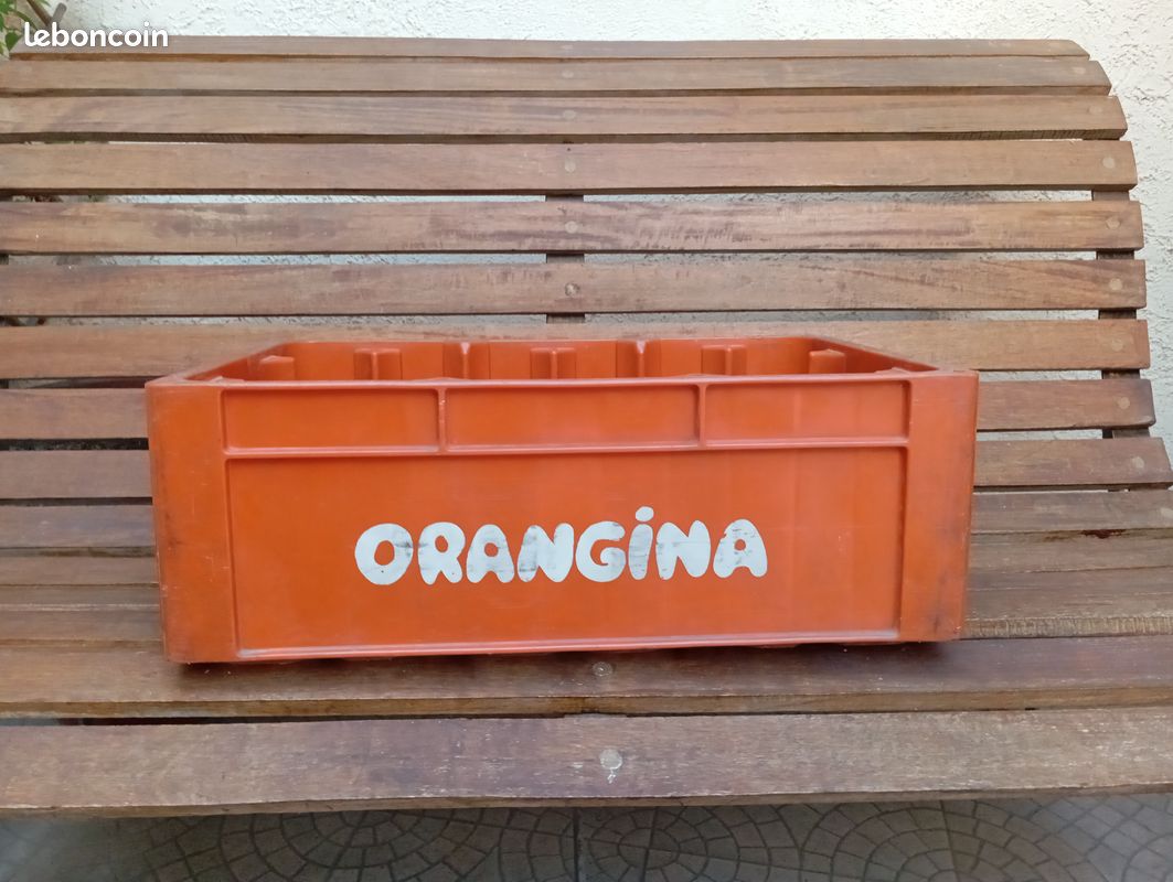 Porte-bidon Minoura Orange Vintage Années 90 - Vélo Route VTT - Occasion