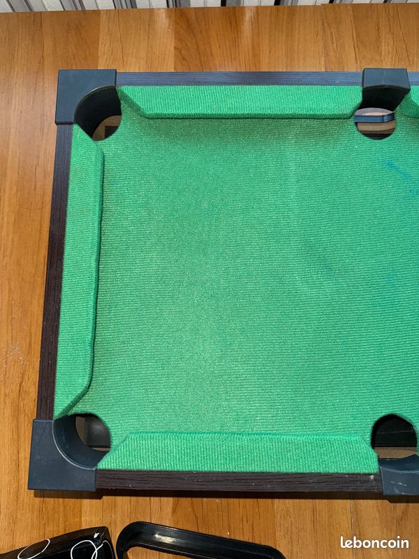 Billard miniature pool table complet avec accessoires - Jeu famille salon (image 9)