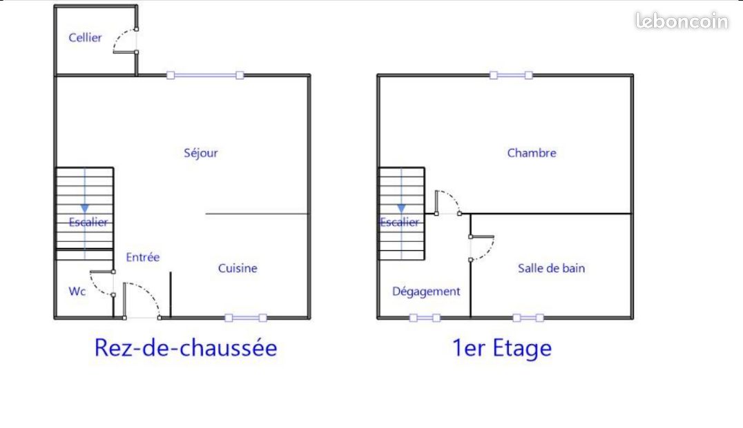 Appartement 2 pièces 47 m² · à Villeneuve-Tolosane · 47 m² · 630 €/mois