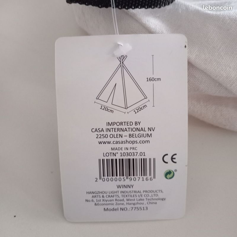 Tente en tissu pour enfants (image 7)