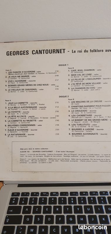 2x 33 tours Georges CANTOURNET Folklore Auvergnat (image 4)