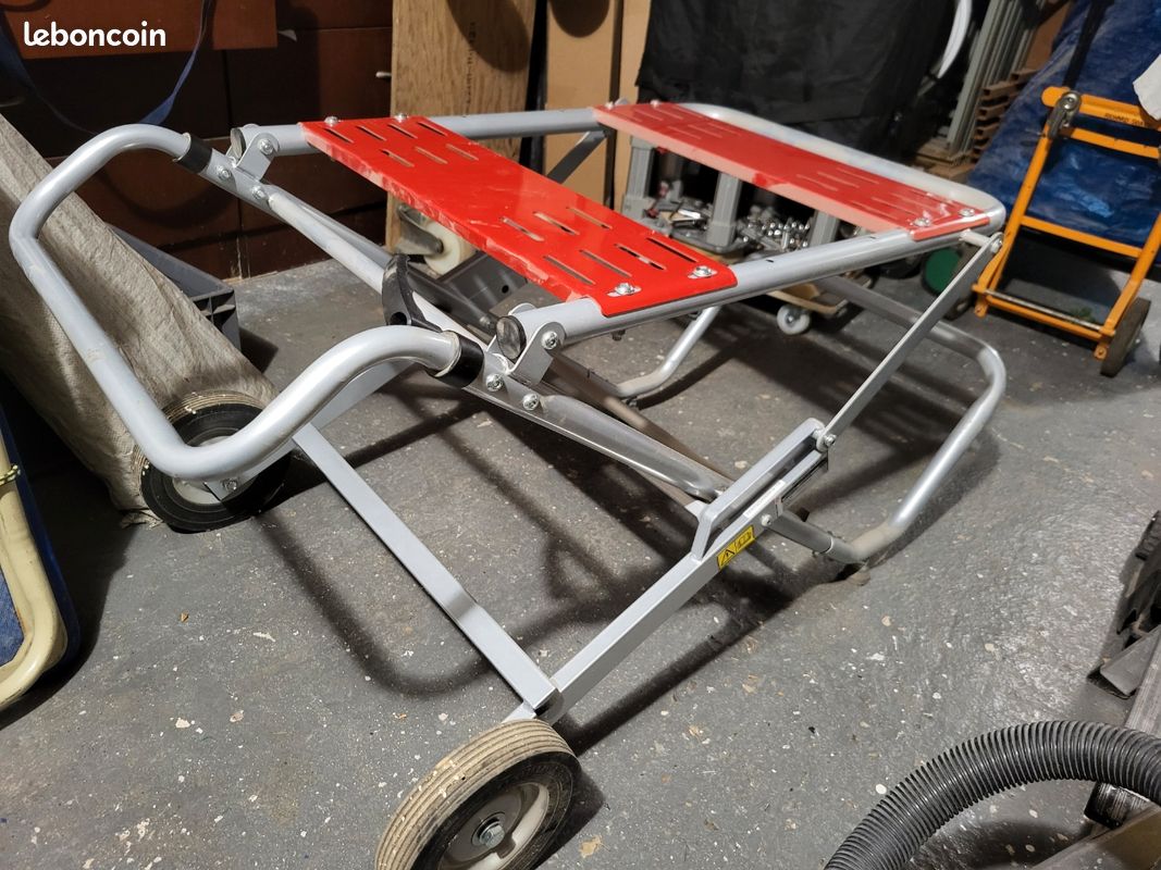 Table universelle, Chariot métal REDSTONE UMB 50 pour scie circulaire ou autre matériel professionnel (image 3)