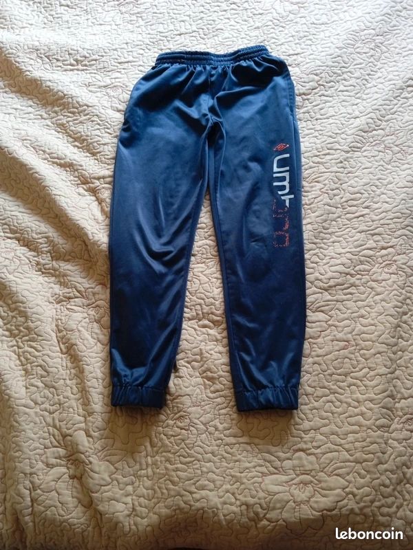 Pantalon De Jogging Fille Umbro, Bleu, Nylon, Taille 12 Ans, Coupe Régulière