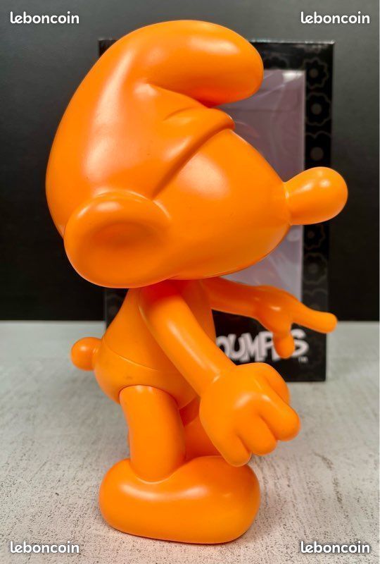 Figurine Schtroumpfs 40207 : La Variante Rare à La Canne à Pêche Marron