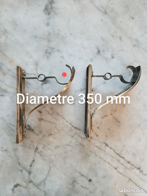 Support barres de rideaux vintage (image 4)