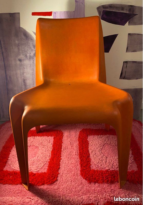 Chaise orange de Helmut Bätzner 1966 Modèle: B1171 (image 1)