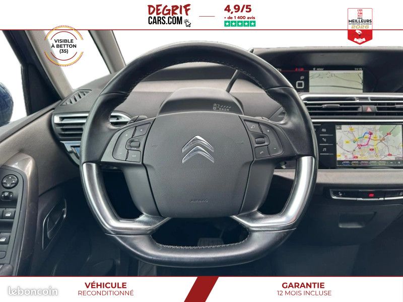 Citroën c4 spacetourer Grand 1.6 BlueHDi 120 EAT6 Shine 7 Places + GARANTIE 12 MOIS (image 15)