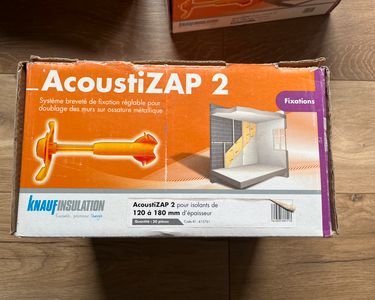 Lot De 50 + 17 Appuis Intermédiaires Acoustiques Knauf Acoustizap 2 - Neuf