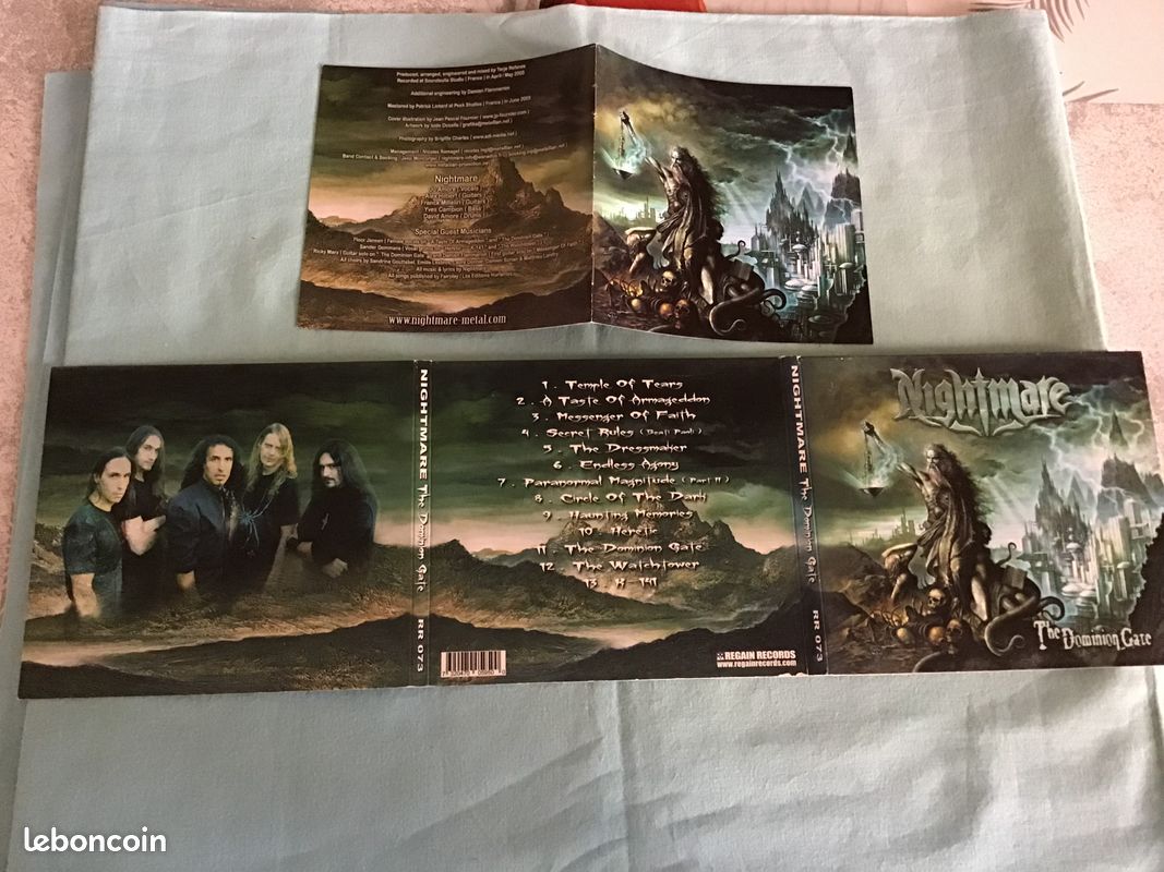 Cd métal .Nigthmare / the dominion gate ,digipack (image 3)