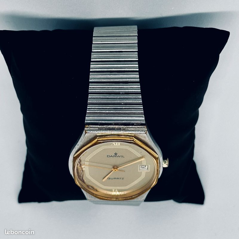 Montre Bracelet Suisse Vintage SELHOR 72 - Cadran Doré, Pour Femme, Occasion