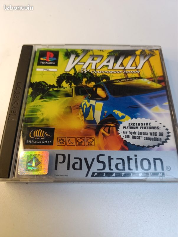 Jeu vidéo PlayStation 1 v-rally (image 1)