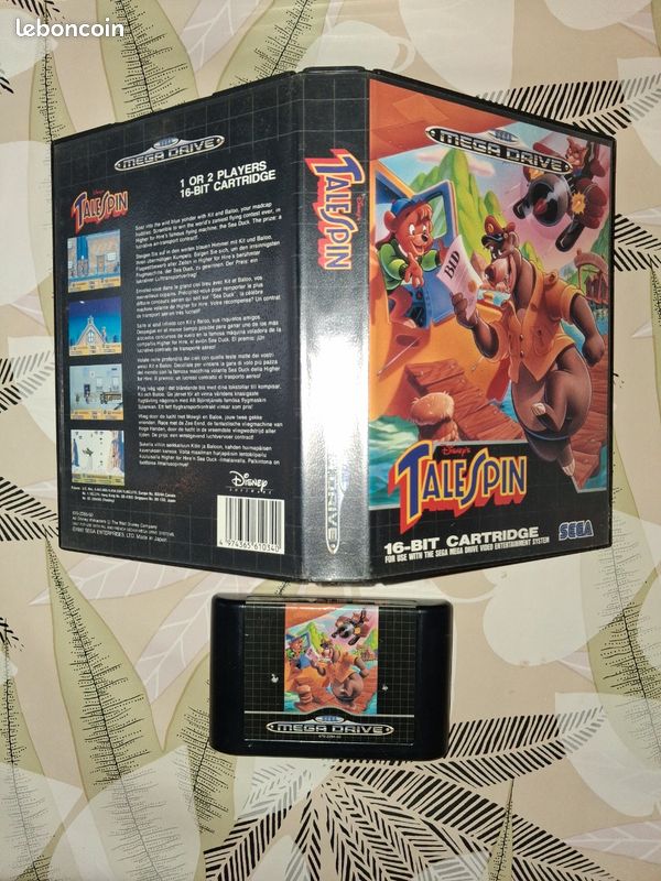 Jeu SEGA Mega Drive - TaleSpin - Version D'occasion En Bon état