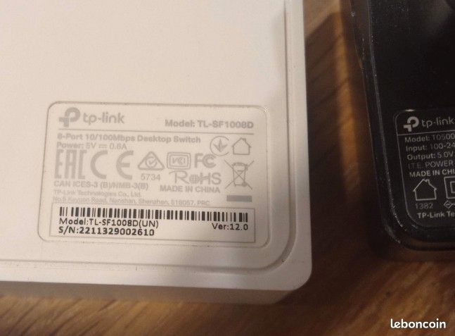 TP-Link Switch Ethernet 8 Ports 10/100 Mbps (image 2)