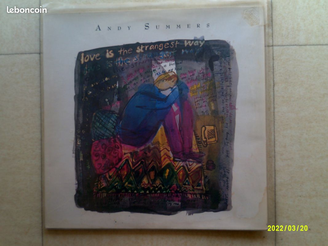 ANDY SUMMERS LOVE IS STRANGEST WAY maxi 45 T (image 1)