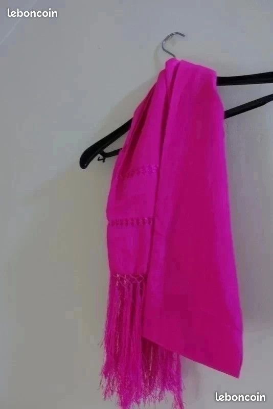 Châle/Echarpe/Foulard Rose Pétant Femme (image 2)