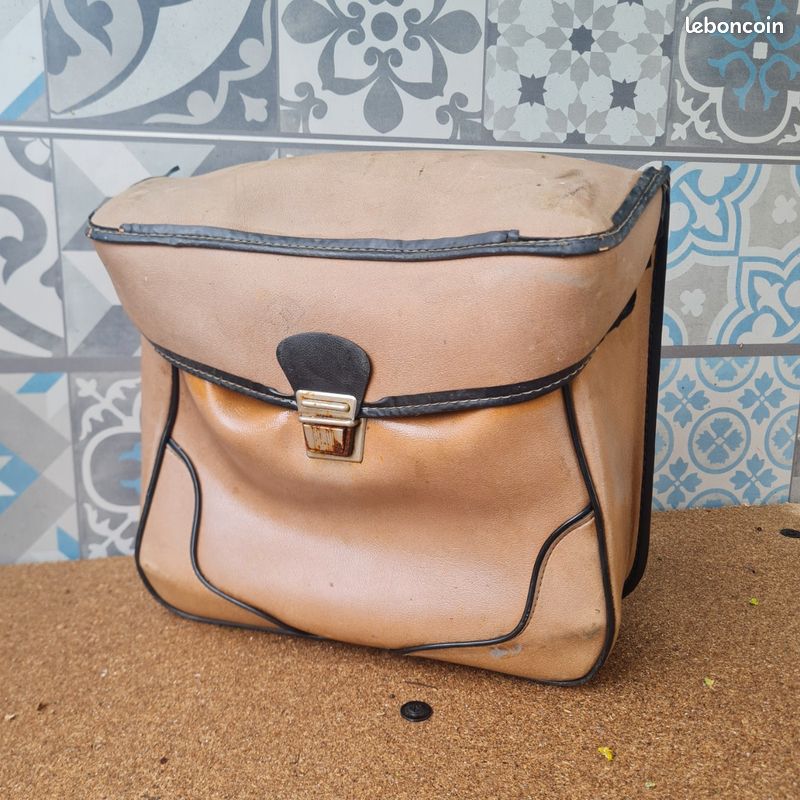 Ancienne sacoche de vélo Vintage Équipements vélos