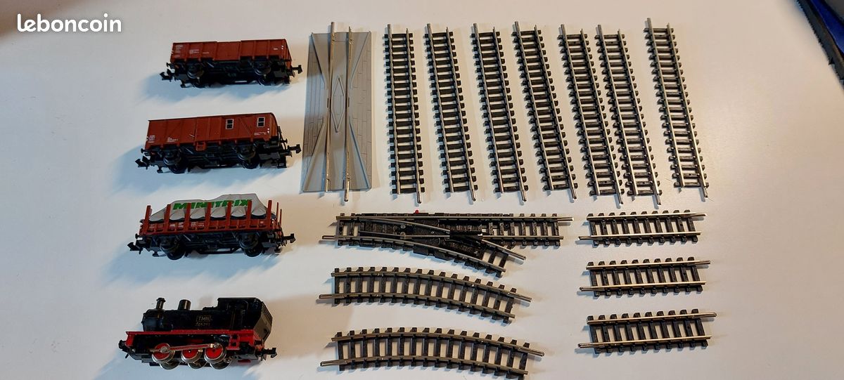 Lot De 5 Wagons Marchandises Jouef – Occasion Bon État (Sans Boîte)