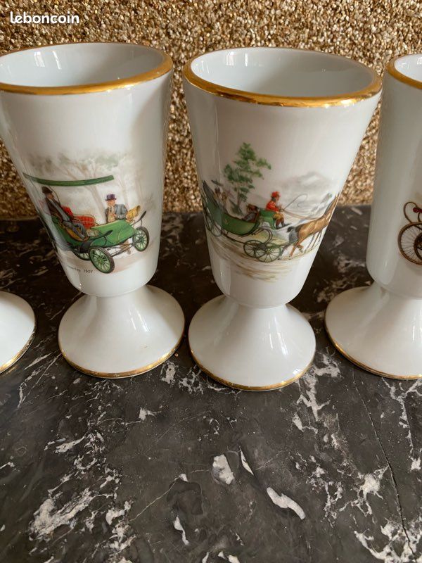 5 mazagrans en porcelaine (image 3)