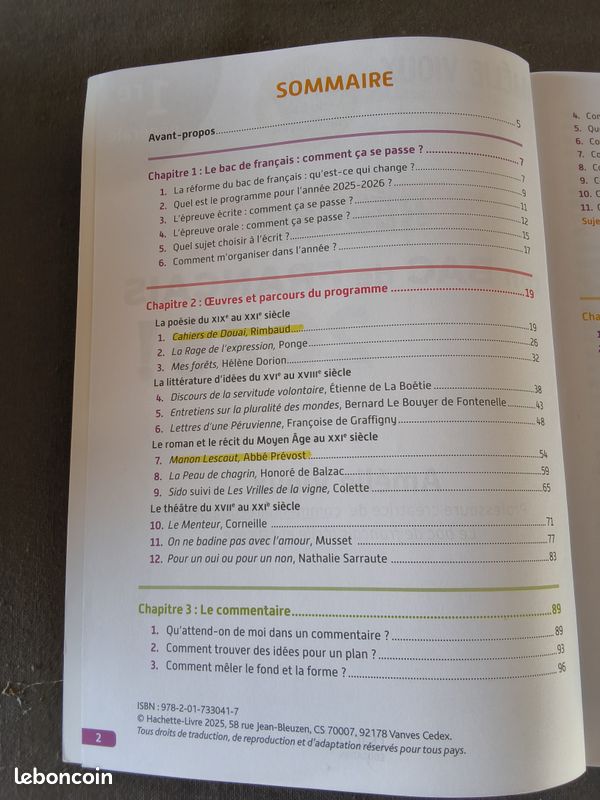 Livre bac français (image 3)