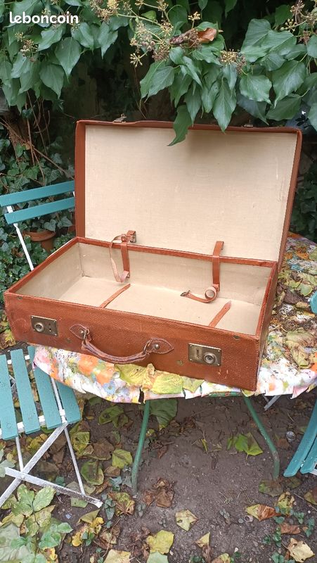Valise vintage en cuir (image 8)