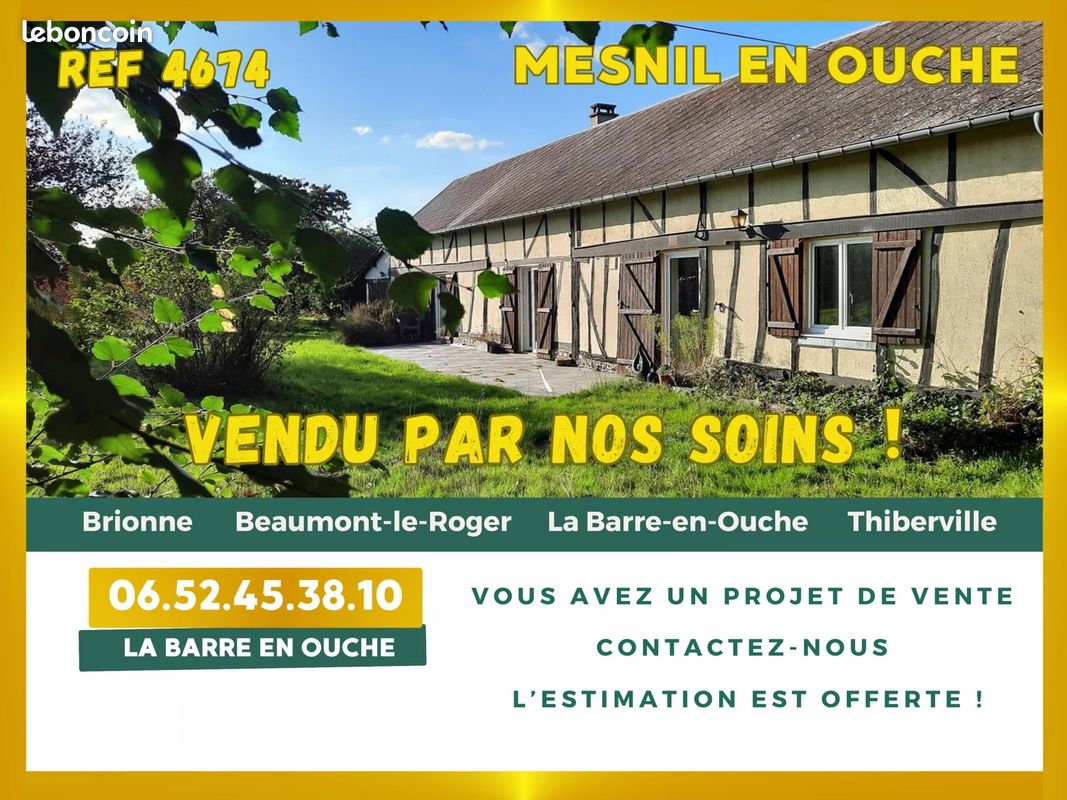 Maison 4 pièces 80 m² · à Bernay · 80 m² · 129 500 €